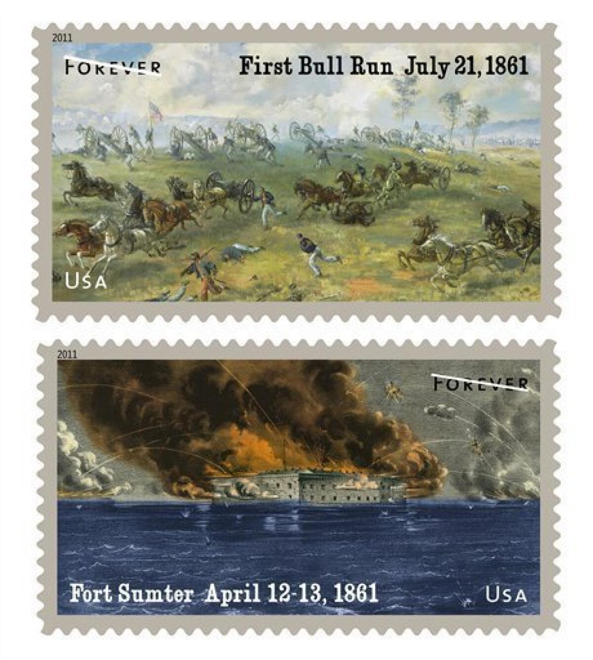 New stamps mark start of Civil War The San Diego Union Tribune